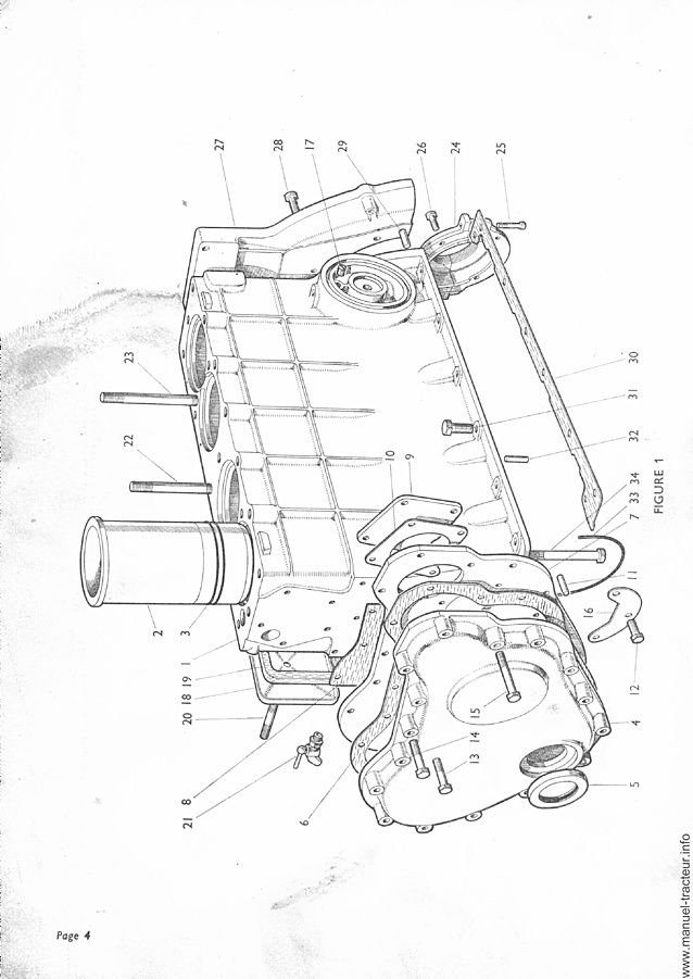 Cinquième page du Catalogue des pièces détachées du tracteur David Brown 990 Implematic et Livedrive