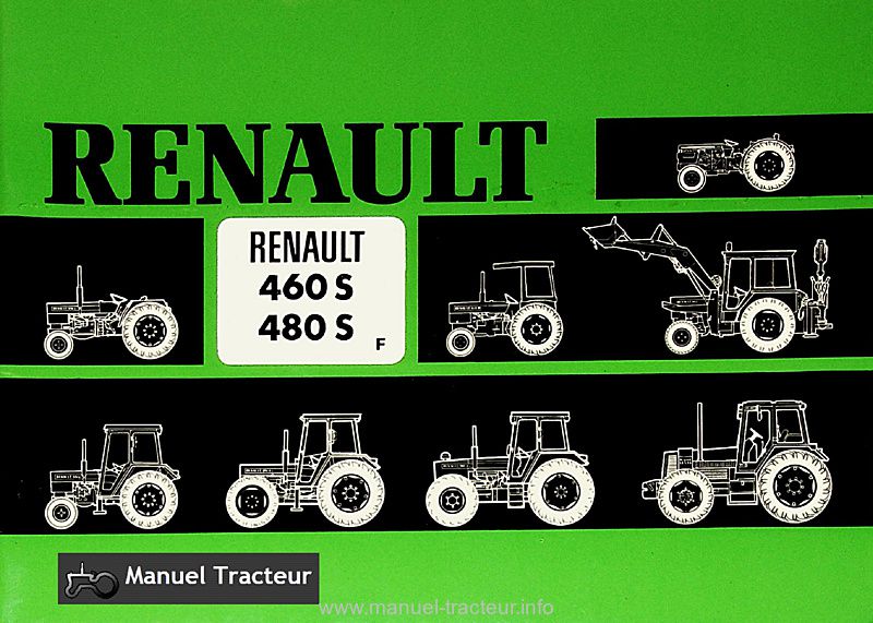 Première page du Livret entretien Renault 460s 480s