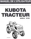 Manuel utilisateur tracteur Kubota B1220