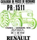 Catalogue pièces Renault 50s 60s 70s 80s 90s 460s 480s 490s PR1511