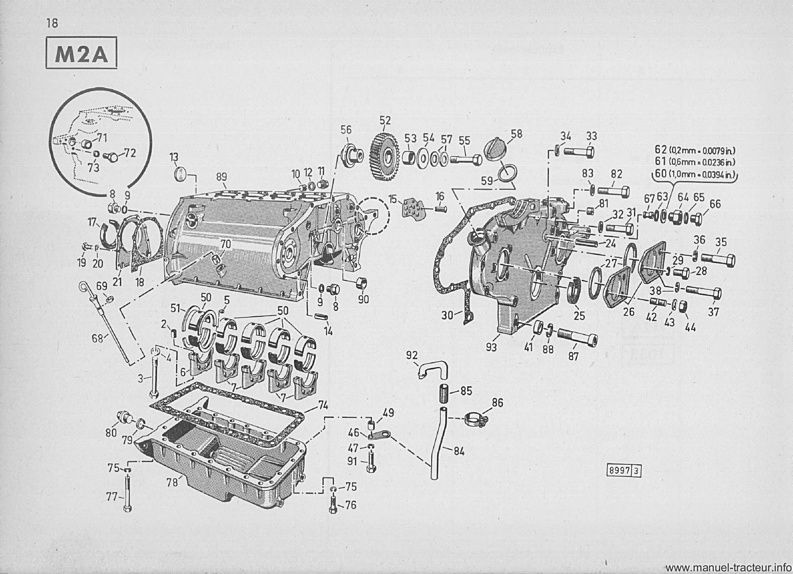 Cinquième page du Catalogue de pièces détachées pour le tracteur D 5505
