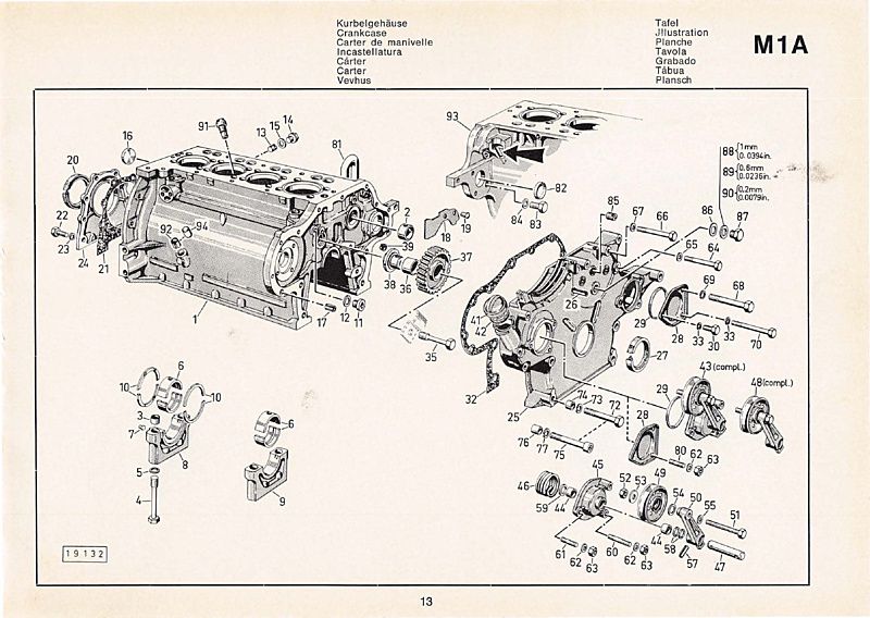 Sixième page du Catalogue pièces détachées moteur Deutz F4L 912 