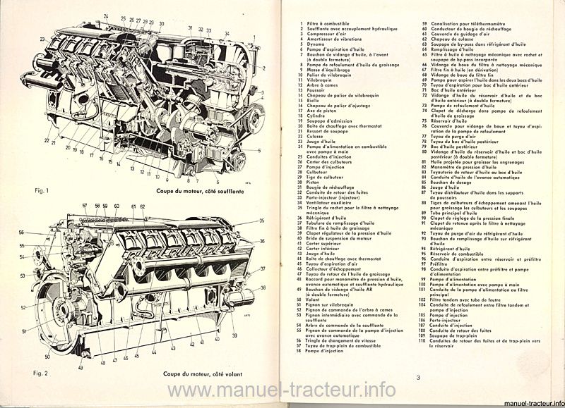 Troisième page du Manuel instructions moteurs DEUTZ FA 6810 12 L 714