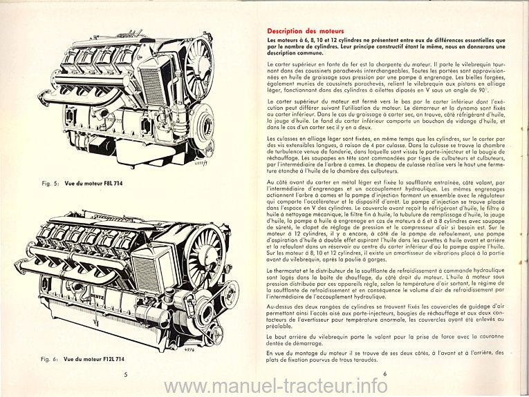 Cinquième page du Manuel instructions moteurs DEUTZ FA 6810 12 L 714