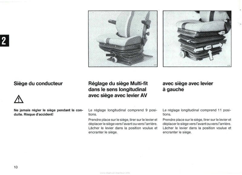 Cinquième page du Manuel instructions tracteurs Deutz DX 4.31 4.51