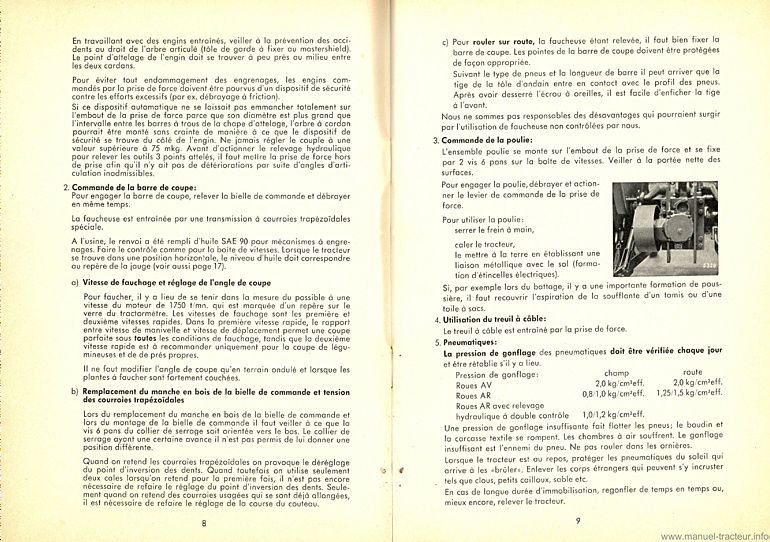 Sixième page du Manuel instructions DEUTZ D 30s