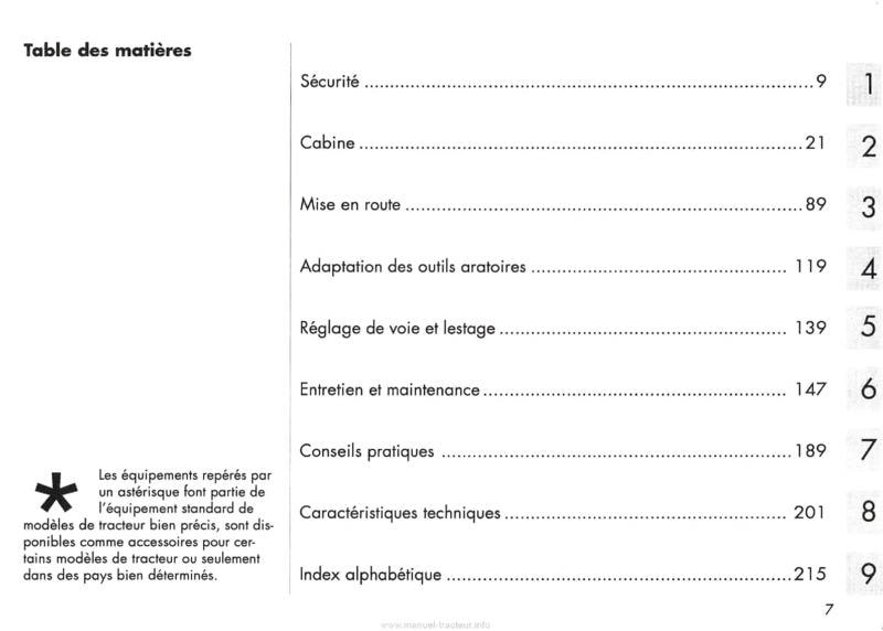 Quatrième page du Manuel instructions tracteurs Deutz Agrotron 160 175 200