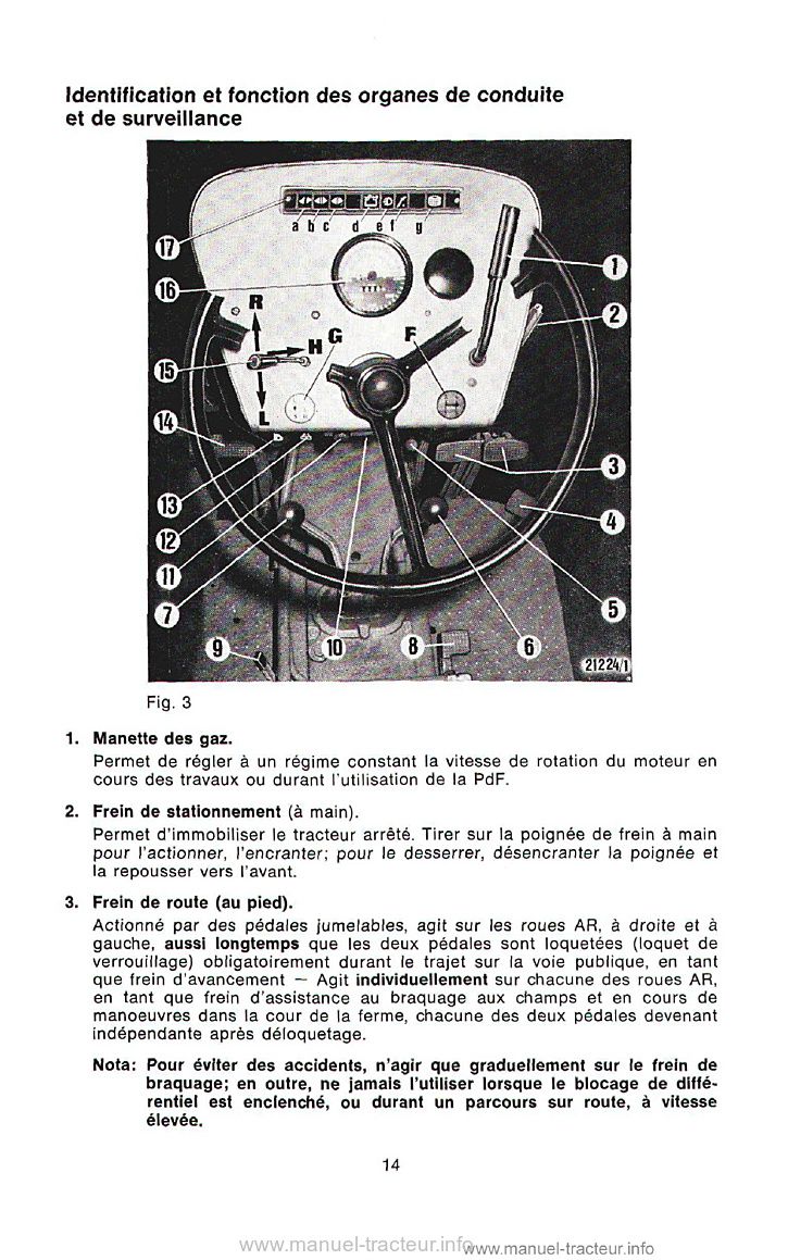 Sixième page du Manuel instructions Deutz D2506