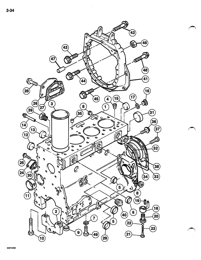 Sixième page du Catalogue pièces détachées tracteurs CASE IH C80 C90 C100