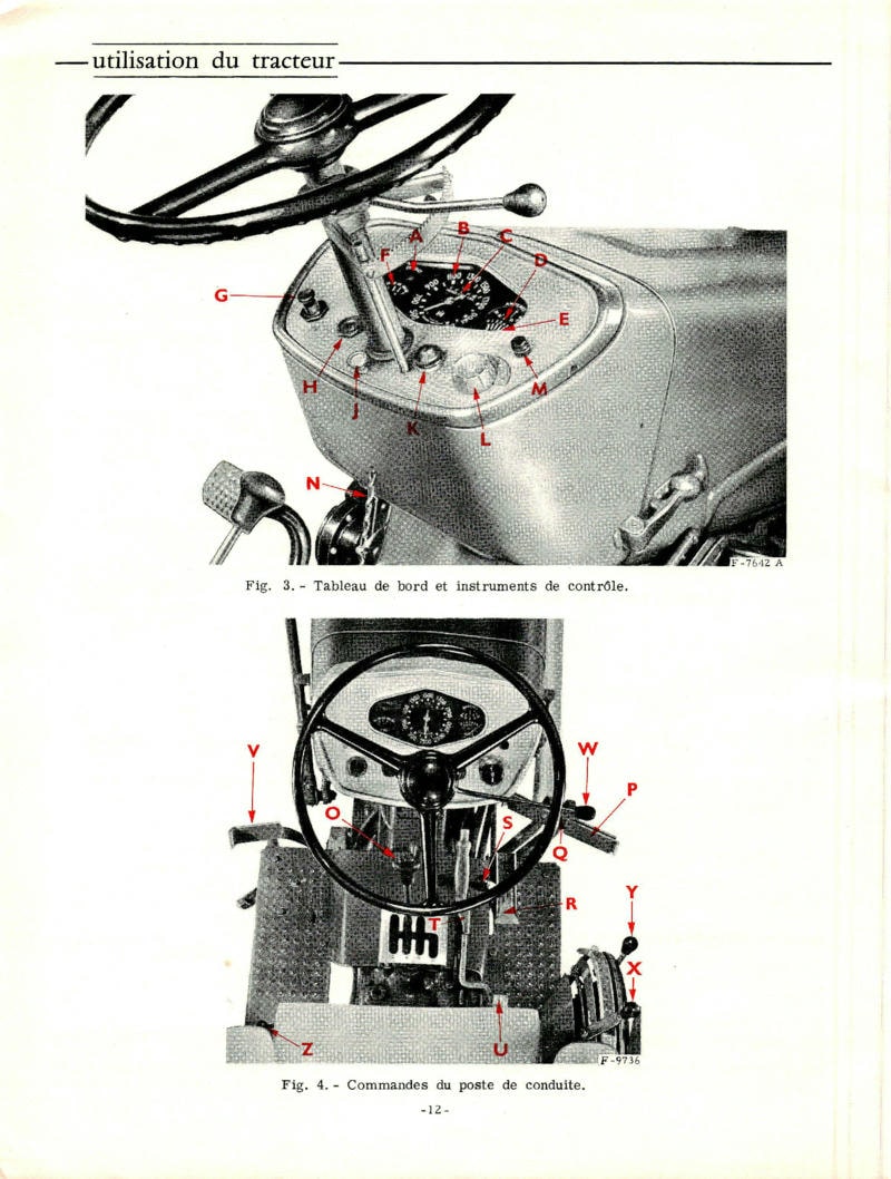 Sixième page du Livret entretien IH Mc Cormick série 267 Diesel