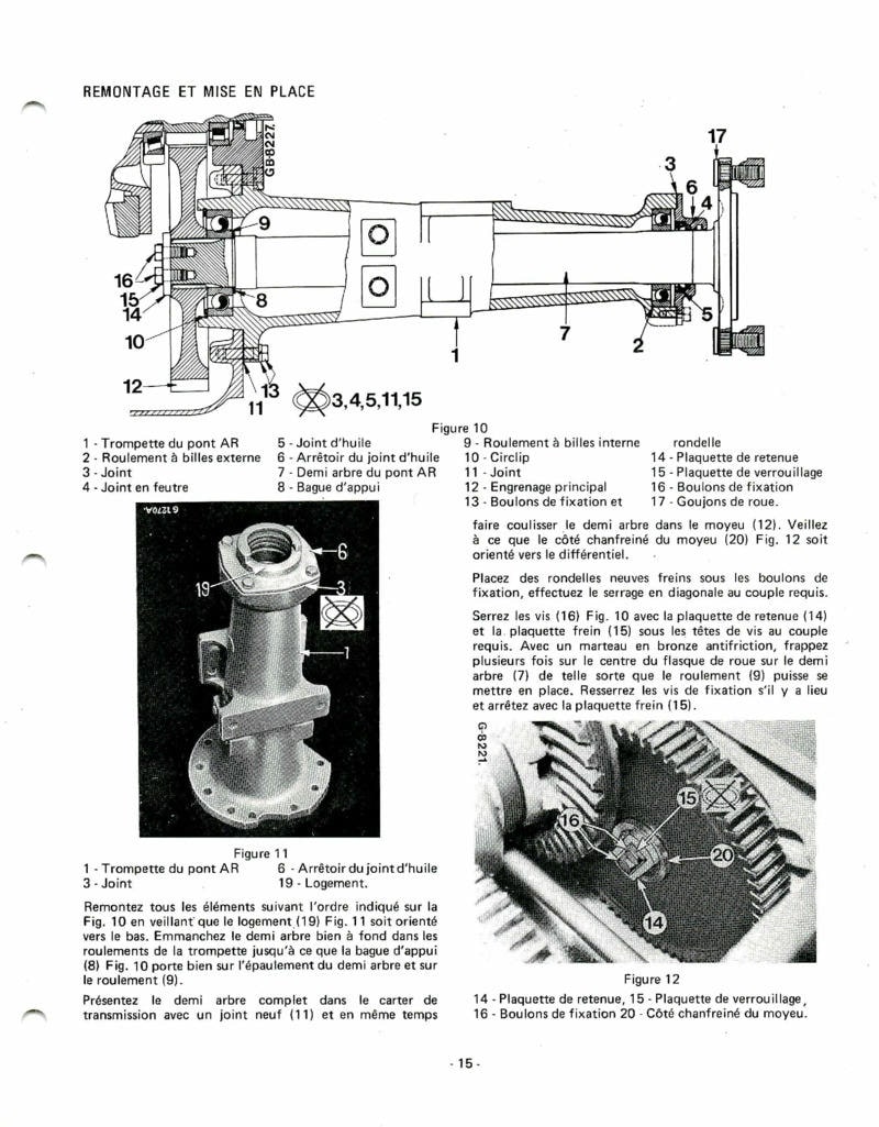 Sixième page du Manuel de service pour châssis des tracteurs McCormick International 433 533 633 733 Standard - Vigneron - Étroit