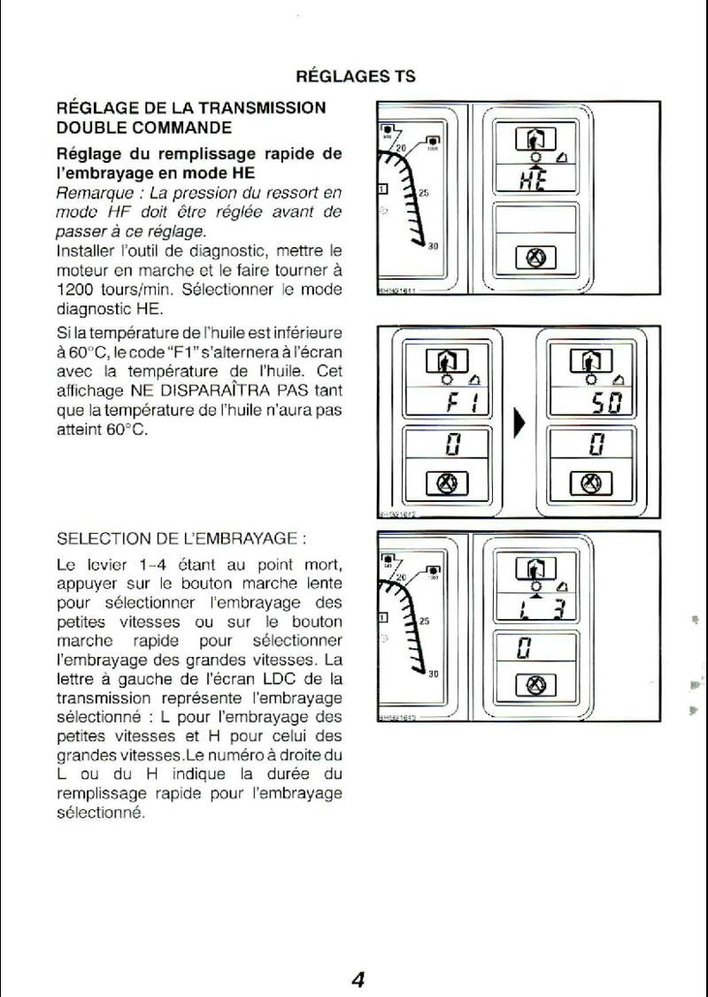 Cinquième page du Manuel entretien tracteurs New Holland TS 90 100 110 115