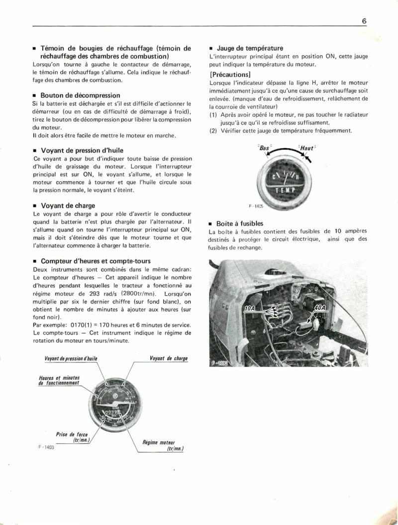 Cinquième page du Manuel de l'utilisateur Tracteur KUBOTA L295N L295DT L345N L345DT