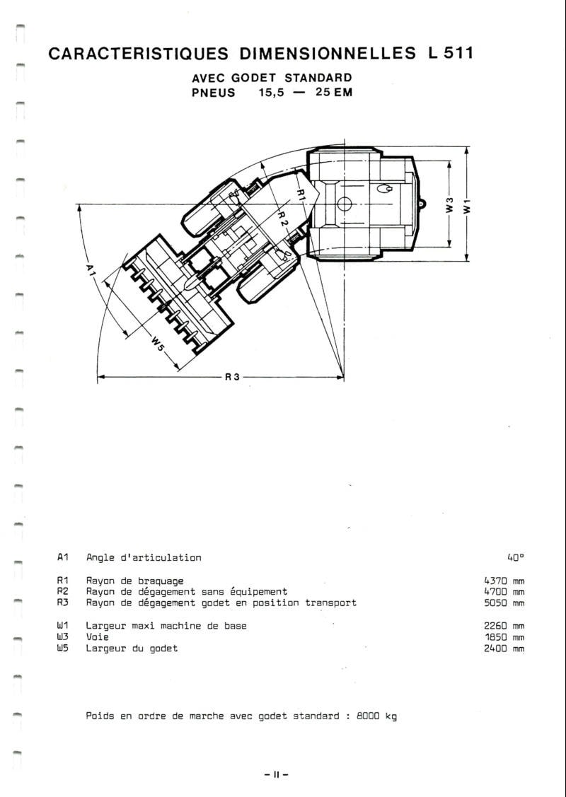 Sixième page du Manuel d'instruction chargeuses sur pneu LIEBHERR L511 L521