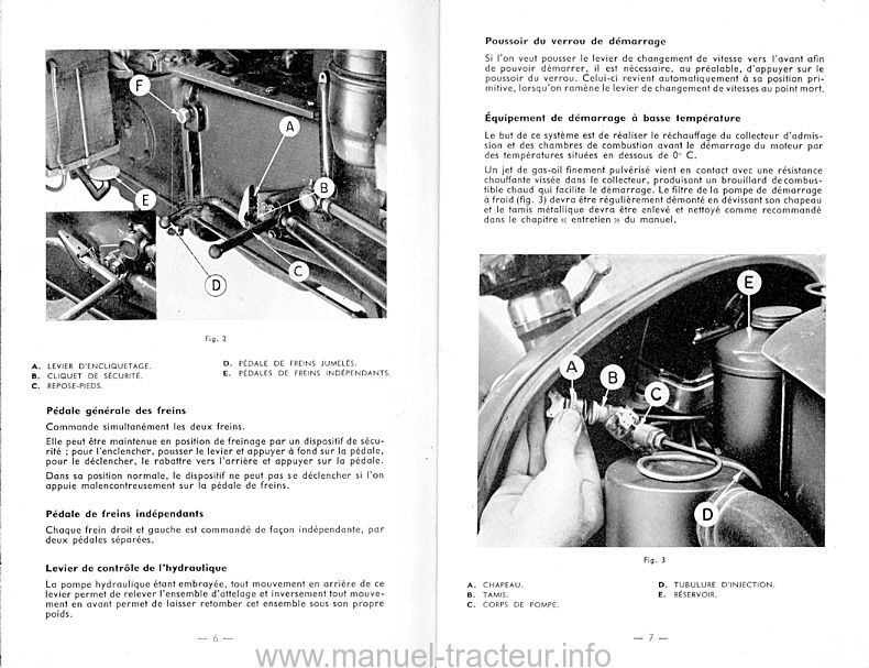 Cinquième page du Manuel instruction type FERGUSON FF 30 DS DE DV