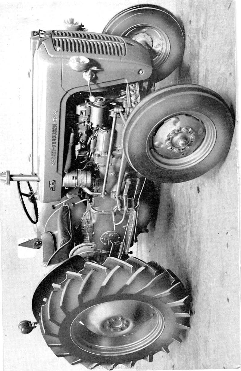 Cinquième page du Livret d'entretien tracteur MF 35 35X