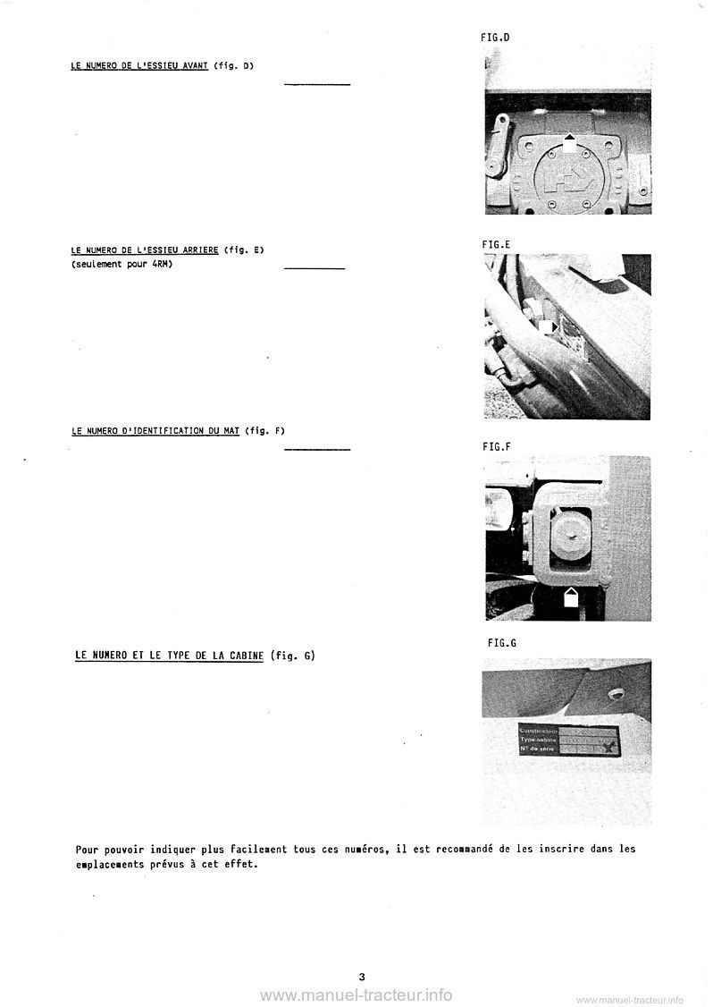 Cinquième page du Livret entretien et catalogue pièces Manitou M2 M4 MC MCE 26/30/40/50/60 CP UK