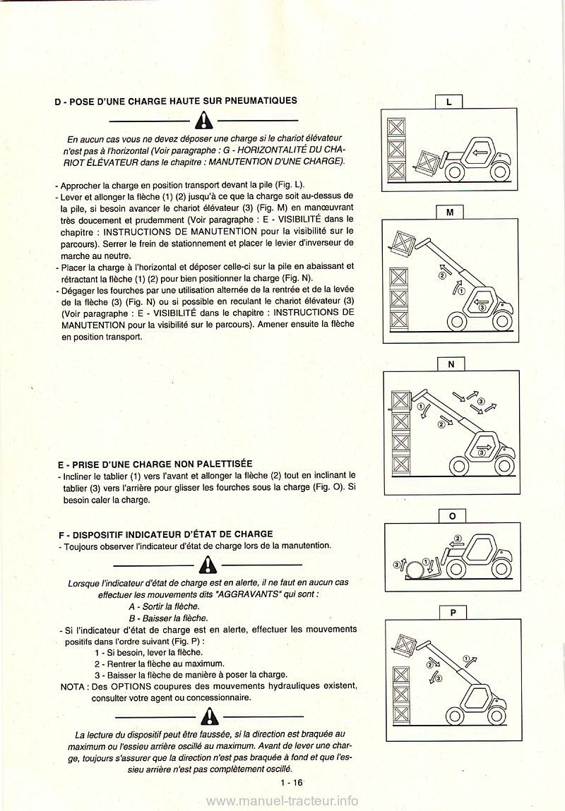Sixième page du Notice instructions Manitou MLT 629/730 633/730