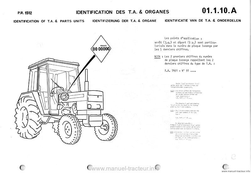 Troisième page du Catalogue pièces Renault 681 751S