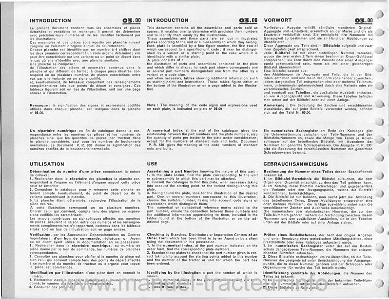 Cinquième page du Catalogue pièces Renault Super 2D