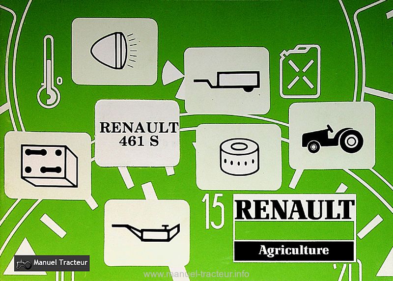 Première page du Livret entretien Renault 461s