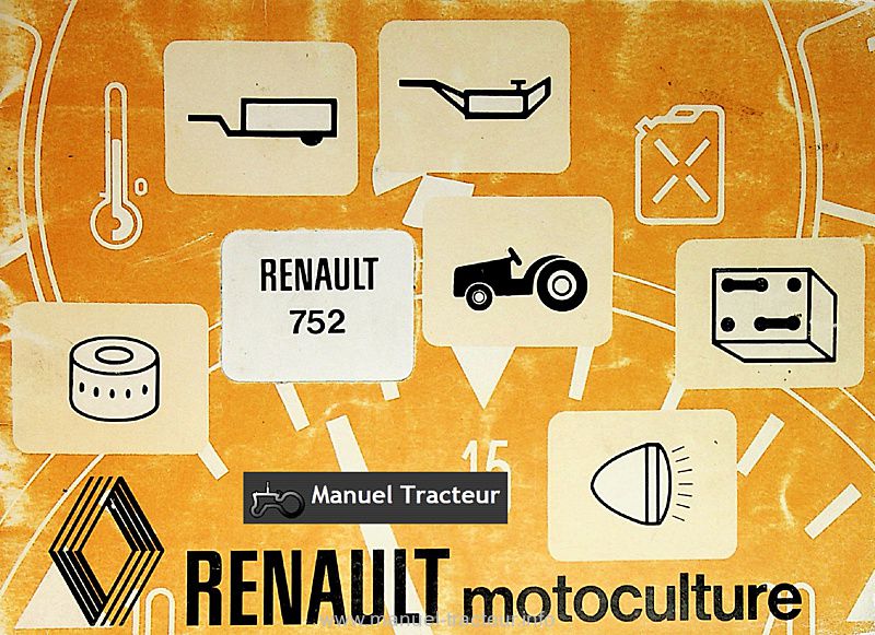 Première page du Livret entretien Renault 752
