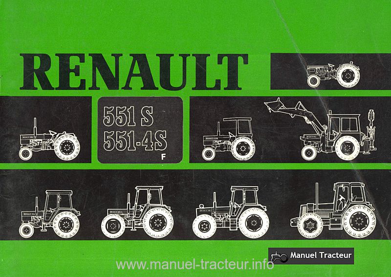 Première page du Guide entretien Renault 551s 551-4s