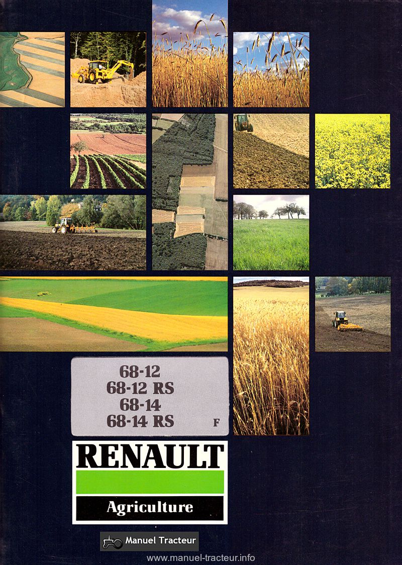 Première page du Livret entretien Renault 68-12 68-14 RS