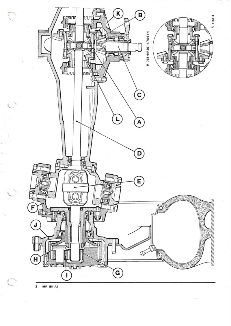 Sixième page du Manuel Réparation tracteur Renault MR151