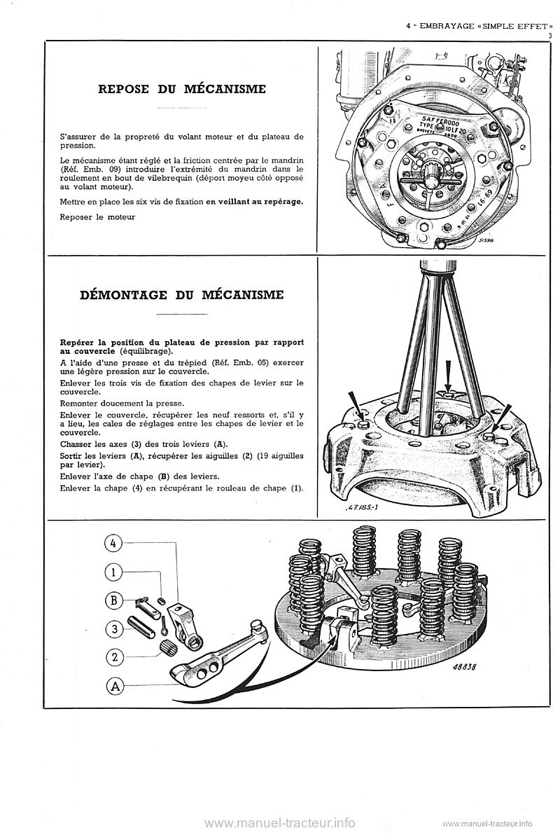 Cinquième page du Manuel réparation Renault MR74
