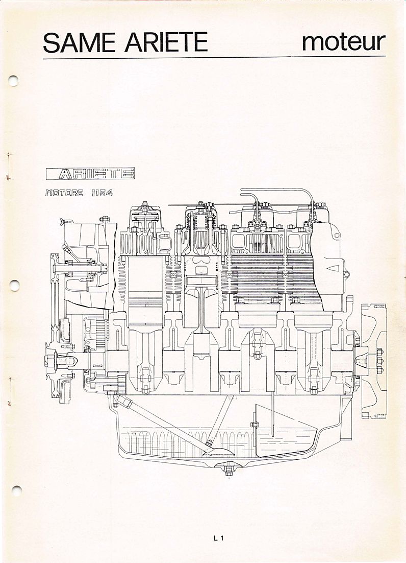 Quatrième page du Manuel de contrôle et de réparation tracteur Same ARIETE