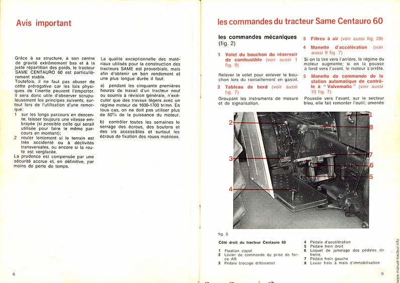 Cinquième page du Notice entretien SAME Centauro 60 60 DT