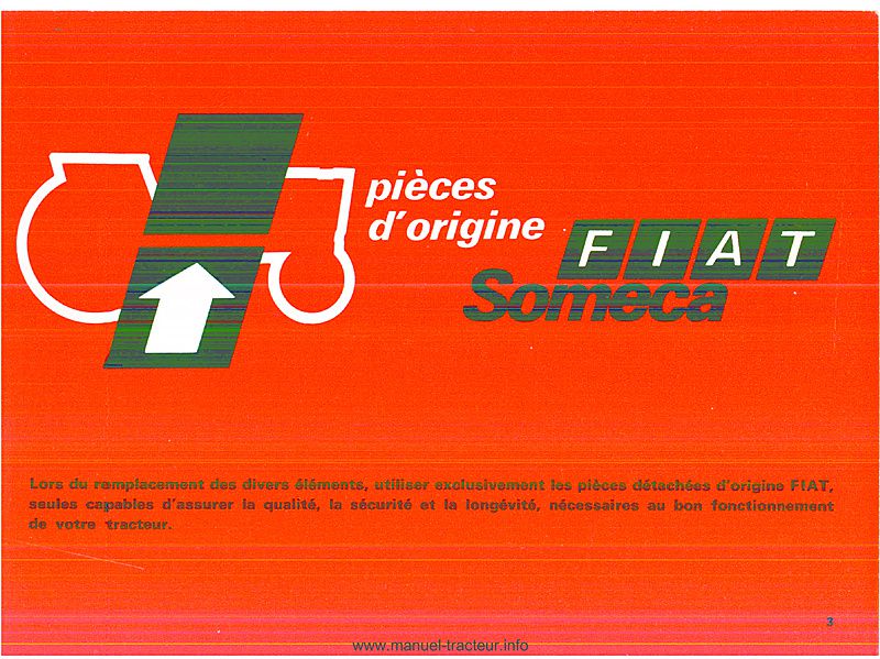Cinquième page du Notice entretien FIAT SOMECA 880 880 DT