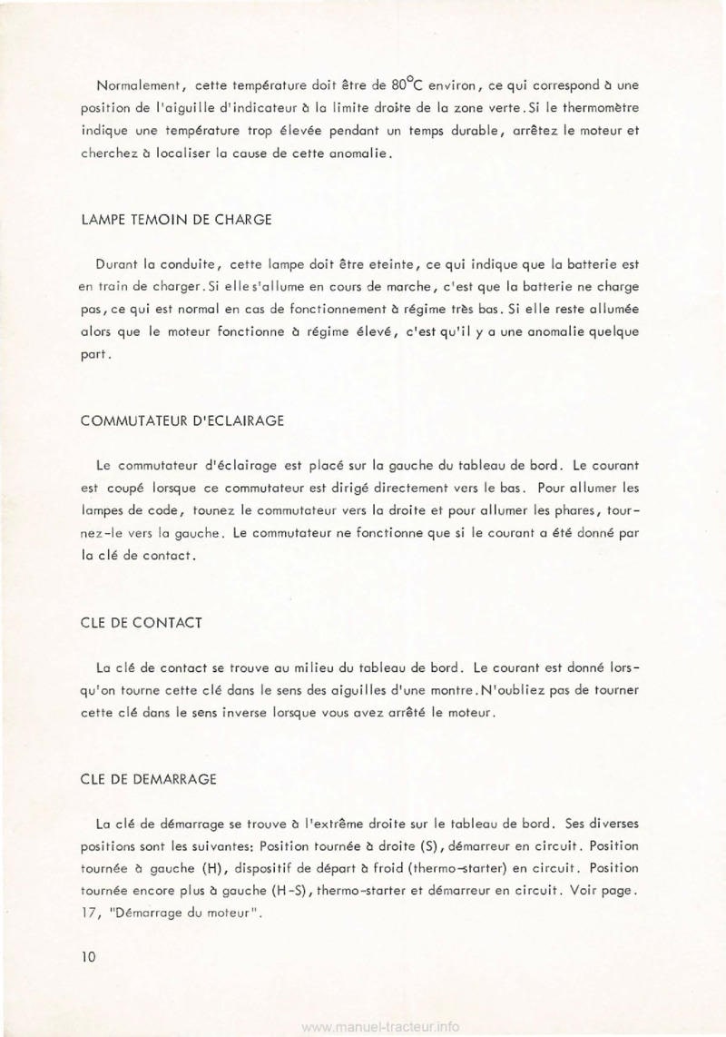 Sixième page du Manuel instructions tracteur Volvo BM 320