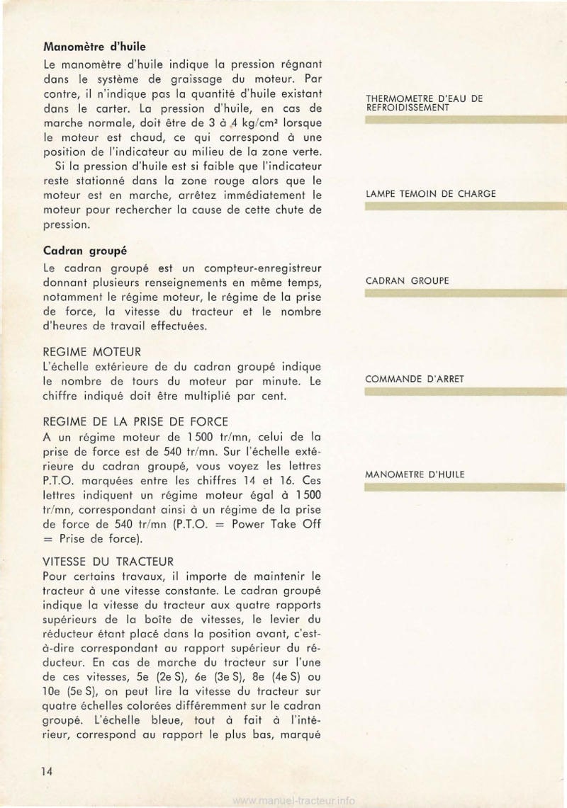 Sixième page du Manuel instructions tracteur Volvo BM 350