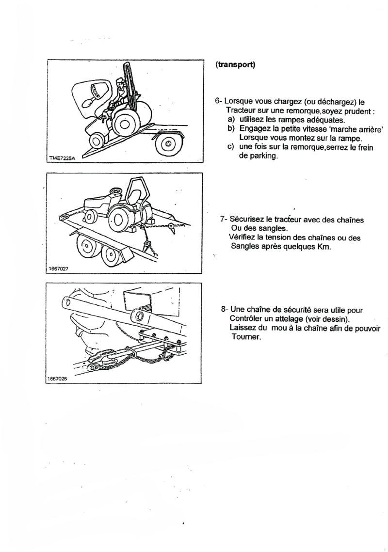 Deuxième page du Manuel utilisation tracteurs Yanmar YM1100 YM1300 YM1301 YM1401 YM1500 YM1601 YM1700