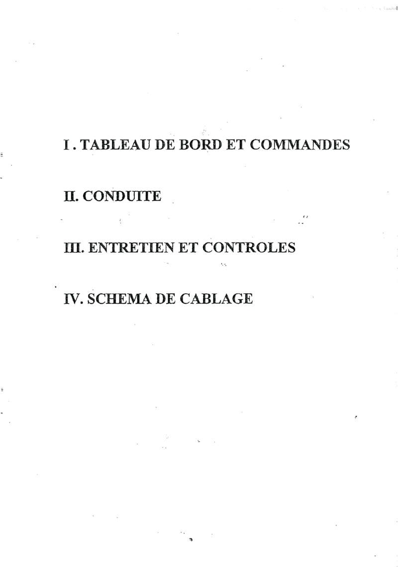 Cinquième page du Manuel utilisation tracteurs Yanmar YM1100 YM1300 YM1301 YM1401 YM1500 YM1601 YM1700