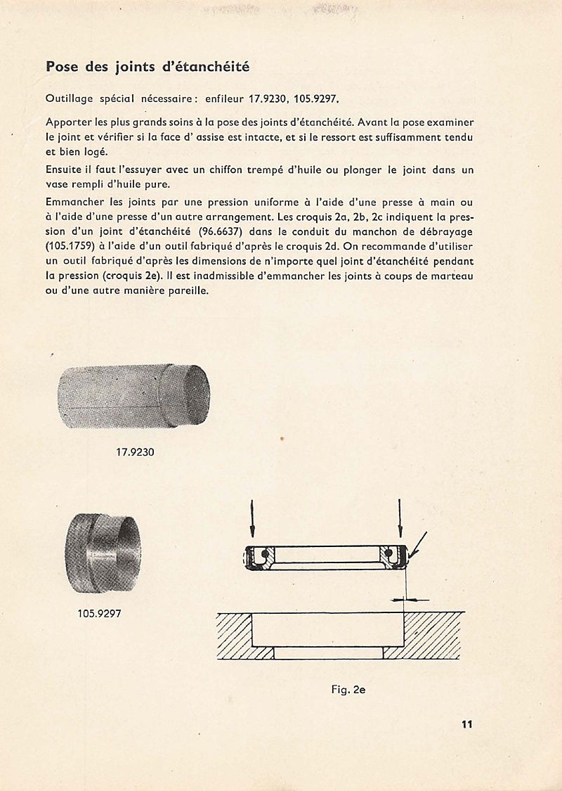 Quatrième page du Manuel d'atelier et de réparation tracteur Zetor 50 Super