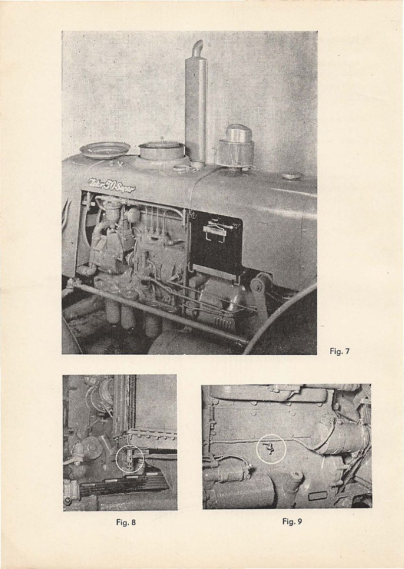 Cinquième page du Manuel d'atelier et de réparation tracteur Zetor 50 Super