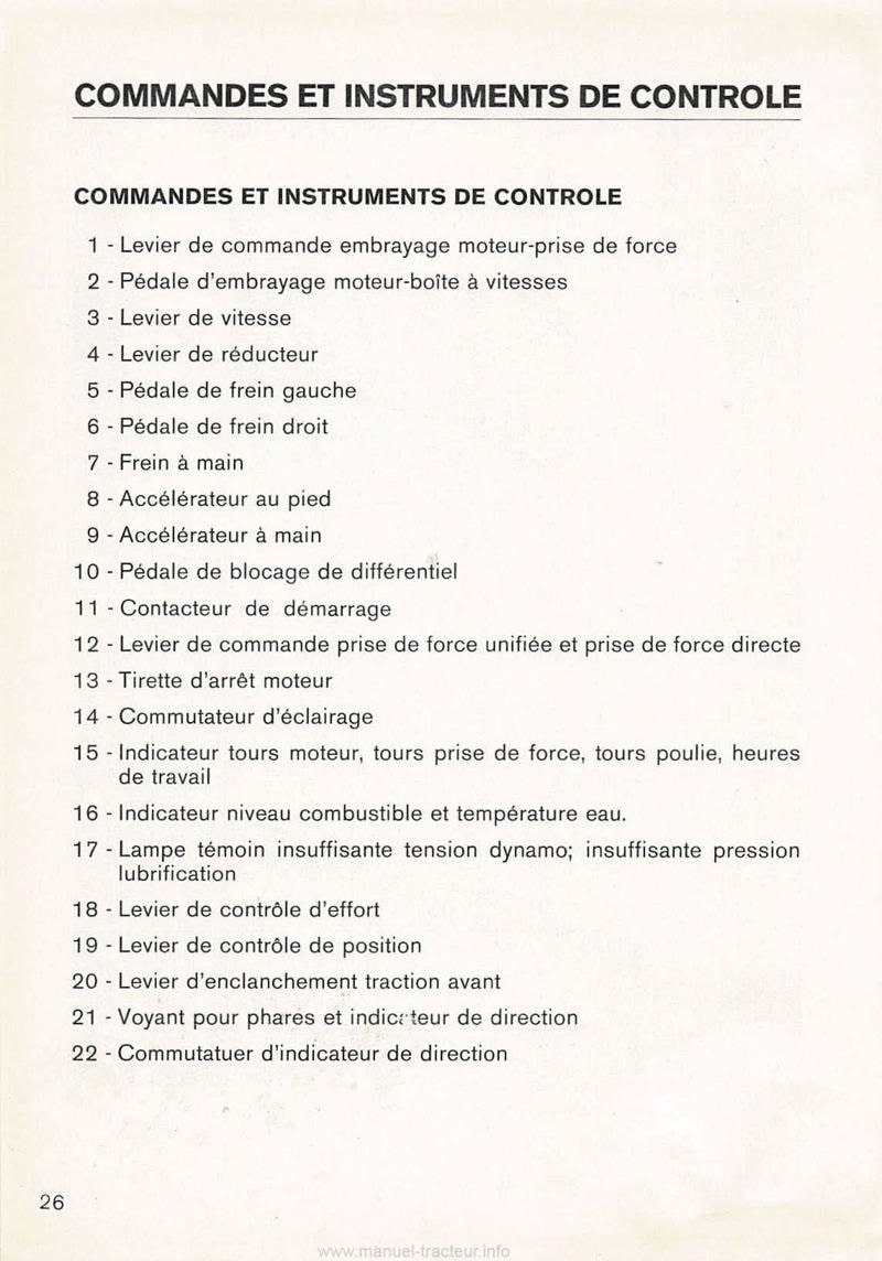 Dernière page de l'aperçu du Livret entretien tracteurs Landini 5500 6500 7500 8500
