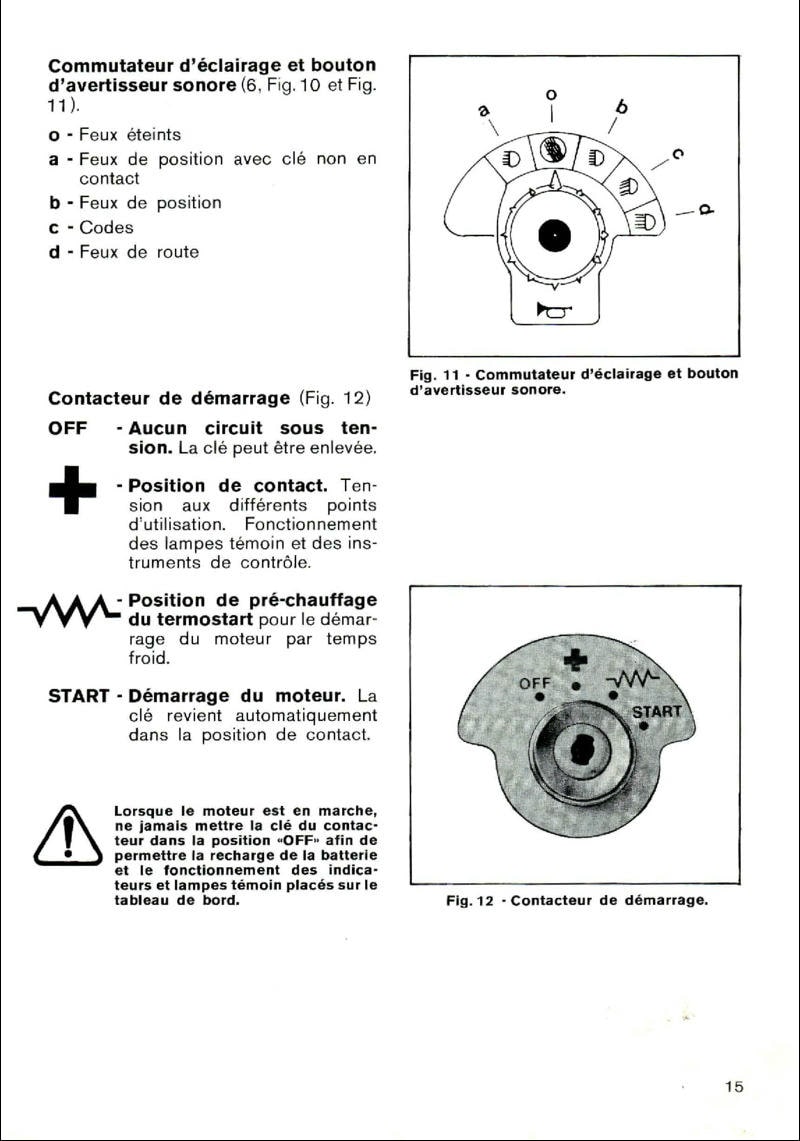 Sixième page du Livret entretien tracteurs Landini 5840 6040 6840