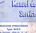 Manuel service IH McCormick tracteurs Série 135 et 137 - Relevages hydrauliques type M.G.F. et distributeurs hydrauliques auxiliaires 2 et 4 voies
