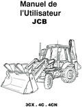 Manuel utilisateur chargeuses pelleteuse JCB 3CX, 4C et 4CN, SITEMASTER et HAMMERMASTER