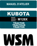 Manuel atelier tracteur Kubota M128X 