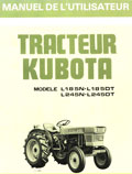 Manuel utilisateur tracteur kubota L185N L185DT L245N L245DT