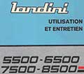 Revue technique et Livret entretien tracteurs Landini 5500 6500 7500 8500