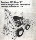Catalogue de pièces détachées tracto pelleteuse CASE 580F