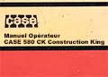 Manuel opérateur tracteur Case 580 CK
