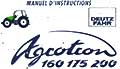 Manuel instructions tracteurs Deutz Agrotron 160 175 200