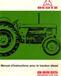 manuel instruction tracteur deutz D8005